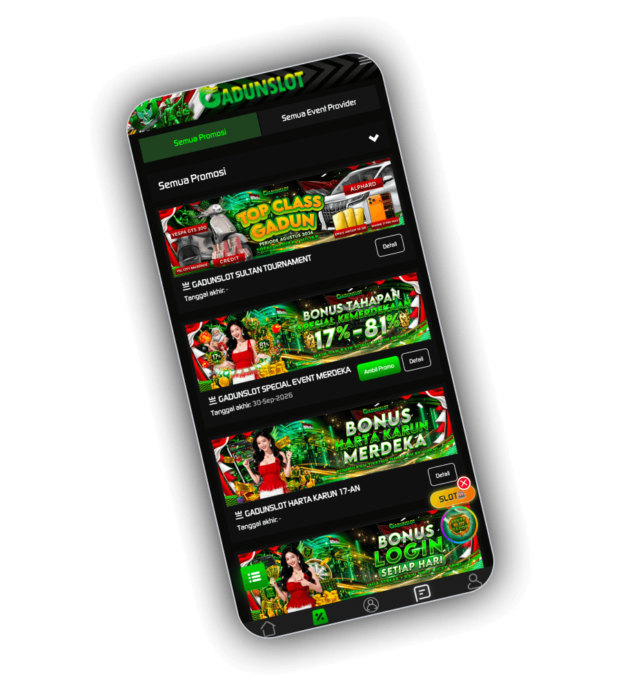 GadunSlot tournament prize display